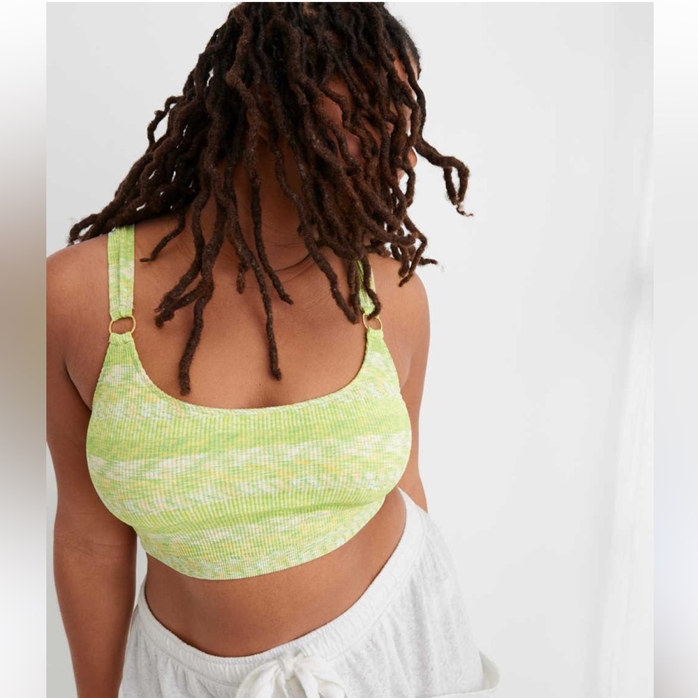 Aerie Bra Green